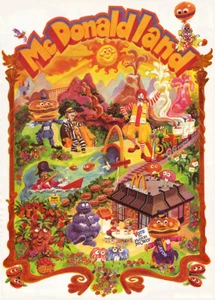 Retro McDonaldland 1970s 13x19 Reprint POSTER FREE SHIPPING #2 - Picture 1 of 1