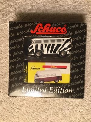 SCHUCO PICCOLO ESCALA 1:90 VW VOLKSWAGEN BUS SAFARI EN PAQUETE Foto 1 de 2