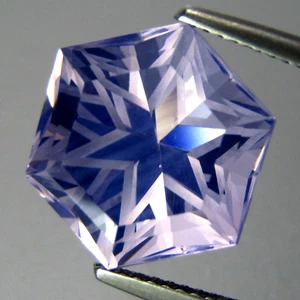 10.00Cts Massive Natural Lavender Color Quartz Fancy Star Cut Loose Gemstone - Picture 1 of 5