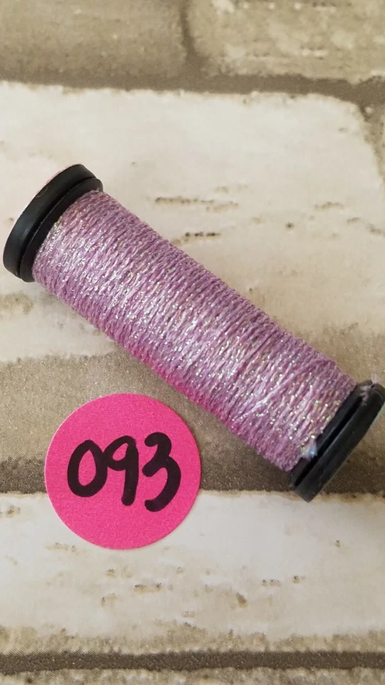 Kreinik #4 Very Fine Braid YOU CHOOSE YOUR COLORS Polyester Metallic 11 meters - Image 1 of 4