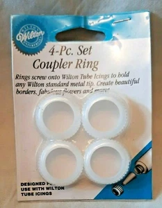 Wilton Coupler Rings 4 Count Set Package 418-47306 New - Picture 1 of 2