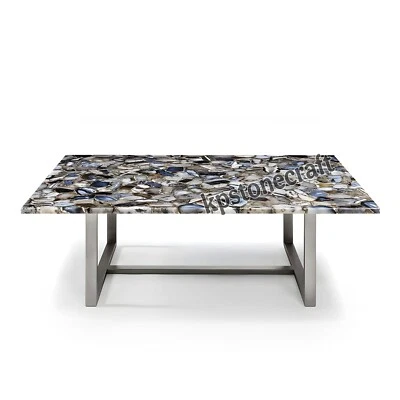 48" x 30" Agate Center Table Top / Counter Kitchen Top Handmade decor - Image 1 of 4
