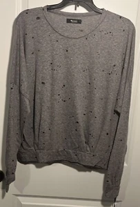 Michael Lauren Dorser Le Pullover Grey - Oversized Boyfriend Silhouette - NWT - Picture 1 of 10