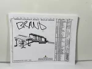 WWE WrestleMania 40 Official Stage and Set Design Build Book Philadelphia 2024 - Picture 1 of 9