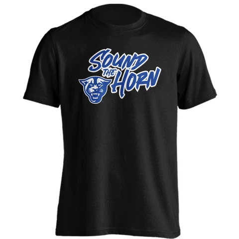 Georgia State University GSU Panthers Sound The Horn Short Sleeve T-Shirt Cover