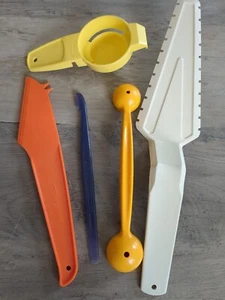 Vintage Tupperware Utensilien Konvolut #8 - Bild 1 von 6