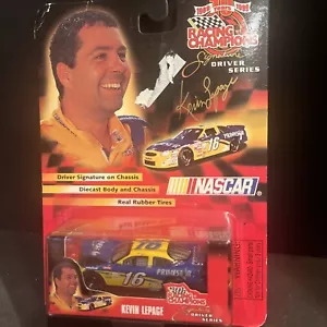 Nuevo de lote antiguo Kevin Lepage #16 Racing Champions FIRMA DRIVER SERIE 1/64 fundido a presión. - Imagen 1 de 7