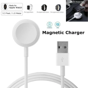 For Apple Watch Series 8 7 6 SE 5 4 Magnetic Cable 40/44mm Charger Charging dock - Photo 1 sur 12