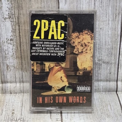 2Pac: In His Own Words (Cassette, 1998, Mecca Records) Sealed - Image 1 of 4
