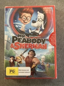 MR PEABODY AND SHERMAN~DVD~ Sealed ~REGION 4~ Dreamworks - Foto 1 di 2