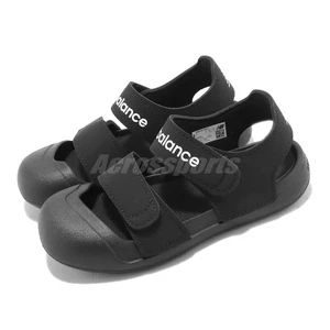New Balance 809 Sandal Wide NB Black White Kids Preschool Sandals YT809BB-W - Picture 1 of 8