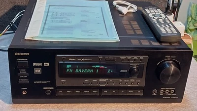 ONKYO Dolby Surround Receiver TX-DS777 FB BDA Ant, Zustand sauber und sehr gut - Bild 1 von 4