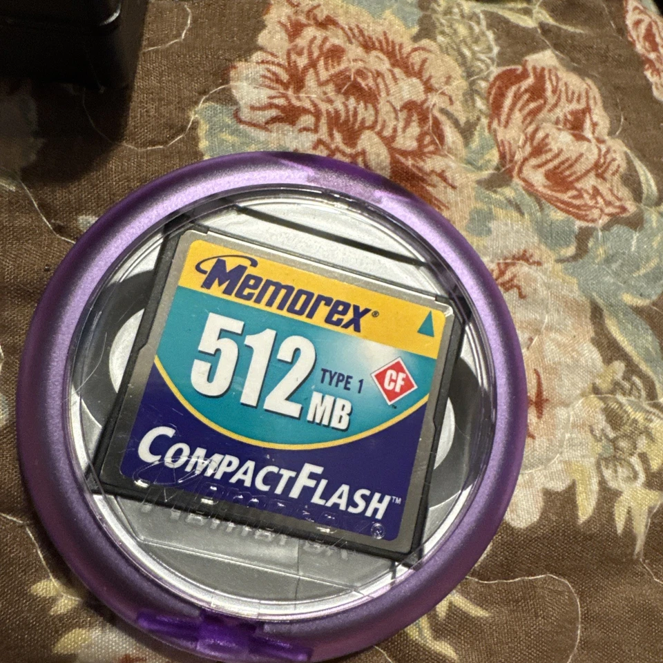 Vtg Memorex 512MB CompactFlash Memory Card May Be Used Or New - Image 1 of 4