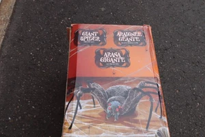 Giant Halloween Monster Spider Light Led Eyes Creepy Prop 4.5 Feet Costco - Picture 1 of 11