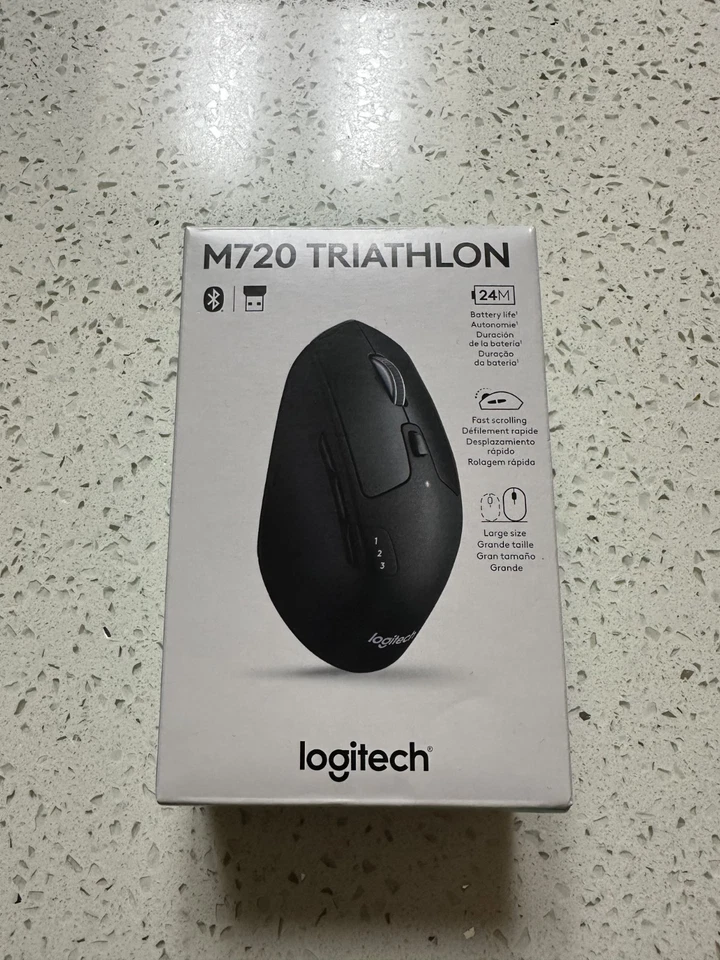 Logitech M720 Triathlon Mouse (910-004790) - Brand New - Image 1 of 1