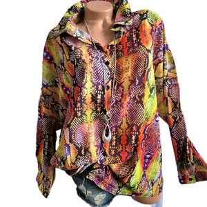 Aniston Bluse Shirt Hemd Langarm bunt gemustert Größe 34 bis 48 (7 452) NEU - Bild 1 von 8