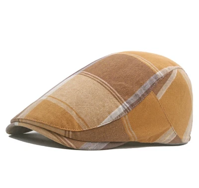 Sombrero delantero boina rejilla gorra pico sombrero sol periodista Foto 1 de 4