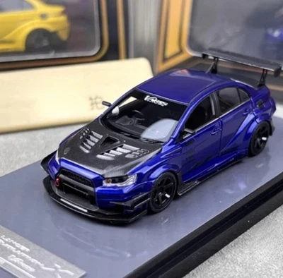 404Error 1:64 JDM Blue Lancer EVO X Varis Modelo Deportivo Diecast Resina Coche/399 Foto 1 de 4
