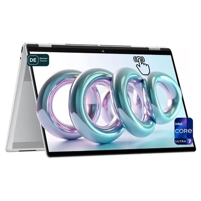 HP OmniBook X Flip Copilot+ Laptop,Ultra 7-258V, 16" 3K , Touchscreen, QWERTZ - Bild 1 von 4