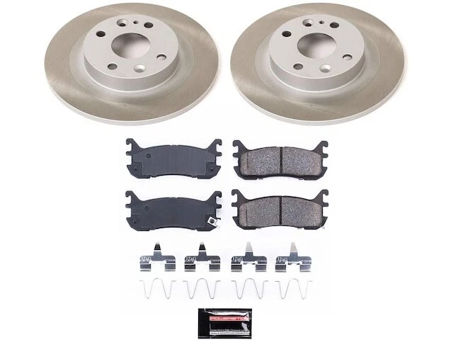 后刹车片和转子套件适用于 1995 - 1998 年马自达 Protege 1.8L 4 Cyl 1996 VF845NZ — 第 1/1 张图片