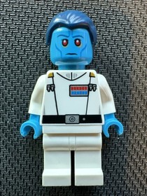 LEGO Star Wars Grand Admiral Thrawn - Dark Azure Skin, Minifigure sw0811, 75170