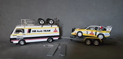 Avant Slot furgoneta VW LT45 + Audi Sport Quattro S1 + remolque - Imagen 1 de 4