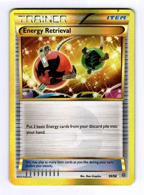 Energy Retrieval XY Ancient Origins #99 (2015) Secret Rare NM Pokemon - Image 1 of 2