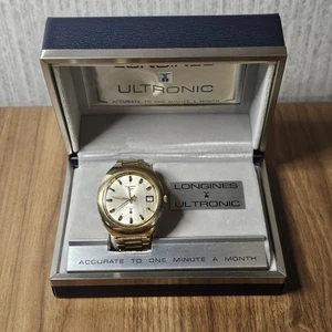 Longines Ultronic 70er Vintage Herren Quarz Armbanduhr 6312 FUNKTIONIERT - BRAUCHT SAUBER - Bild 1 von 24