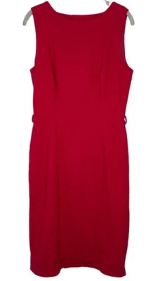 Giorgio Armani Italy Women’s Sleeveless Wool Blend Pink Classic Dress Size 44 - Image 1 of 4