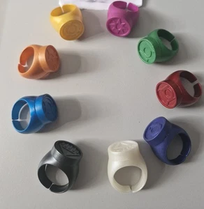 DC Comics Green Lantern Blackest Night Lantern Corps Collectible Rings Set Of 9 - Picture 1 of 13