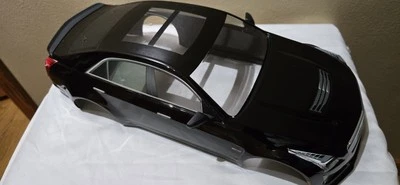 Traxxas 4 Tec 2.0 Custom Painted Cadillac Rc Body GM metallic Black - Image 1 of 4
