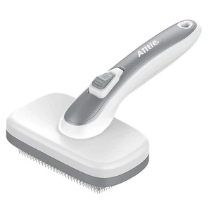 Pet Self Cleaning Slicker Brush Profession Grooming Tool for Dogs and Cats White - Picture 1 of 12
