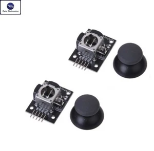 2PZ MODULO JOYSTICK A LEVETTA RESISTIVO ASSI XY JOYPAD ANALOG CONTROLLER ARDUINO - Picture 1 of 2