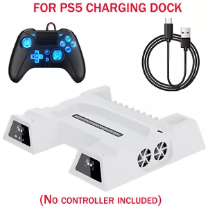 DualSense Wireless Charging cooling Station for PS5 Controller Charging Dock - Picture 1 of 1