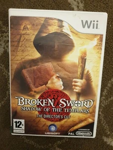 BROKEN SWORD SHADOW OF TEMPLARS NINTENDO WII POINT CLICK SPIEL - Bild 1 von 3