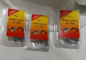 3 pack ROLLER CATCH W/CLIP CABINET RV DOOR - Picture 1 of 2