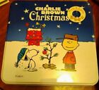 A Charlie Brown Christmas cookie tin, The Lights And Music Do Not Work.