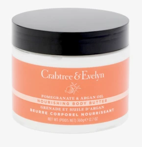 Crabtree & Evelyn POMEGRANATE & ARGAN OIL Nourishing Body Butter Cream 12.7 oz - Picture 1 of 1