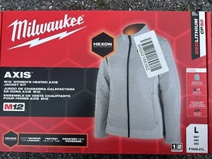 Milwaukee M12 Womens Heated Axis Jacket Kit CP3.0 Battery Size Large F102G-21L - Picture 1 of 6