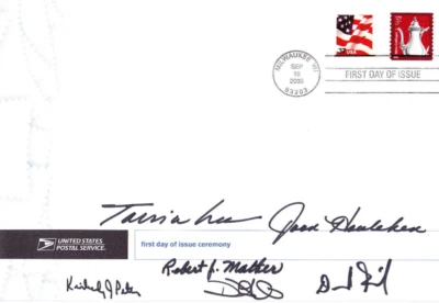 Signed USPS 1st Day Ceremony Program #3759 Silver Coffeepot Design MILCOPEX 2005 - Image 1 of 3