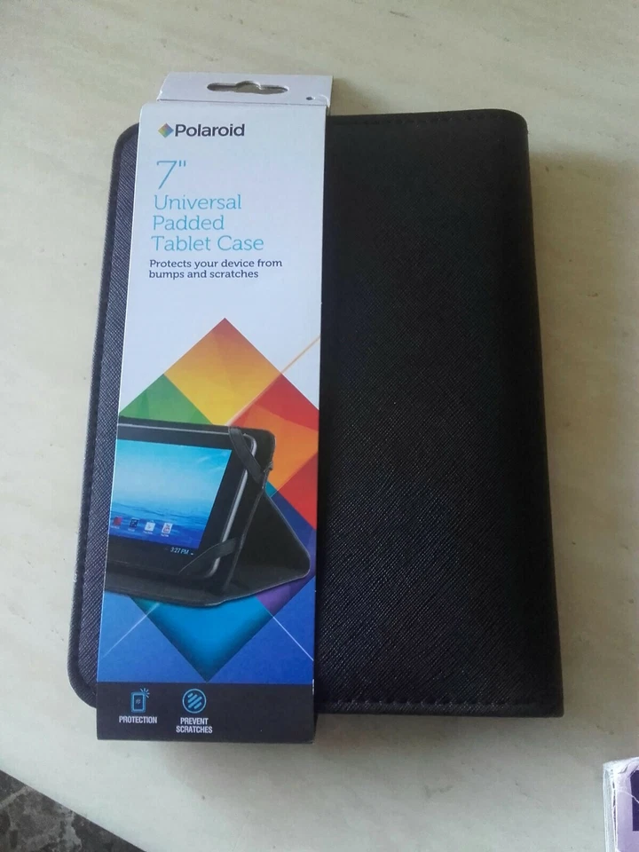Polaroid 7" Universal Padded Tablet Case Cover Black BRAND NEW - Image 1 of 4