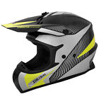 ZORAX ZORX305 Adult MX Motorbike Helmet Dual Sport Motocross Yellow ECE2206