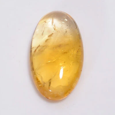 100% Natural Citrine Oval Shape Cabochon Loose Gemstone 33.5 Ct 29X16X8m - Image 1 of 4