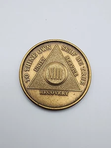 AA Recovery Unity To Thine Own Self Be True XIII Years Accomplishment Coin - Picture 1 of 3