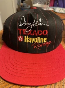 Cappello da corsa vintage NASCAR Davey Allison Texaco Havoline USA - Foto 1 di 6