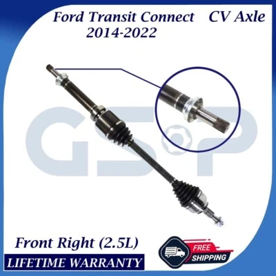 Eje CV delantero derecho GSP OEM para Ford Transit Connect 2014-2022 garantía de por vida Foto 1 de 4