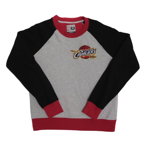 NBA CLEVELAND CAVALIERS Sweatshirt Mens Size Small Embroidered Logo Cover