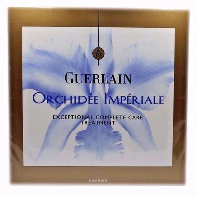GUERLAIN ORCHIDEE IMPERIALE EXCEPCIONAL CUIDADO COMPLETO TRATAMIENTO 4 SEMANAS 4X15 ML NUEVO EN CAJA Foto 1 de 3