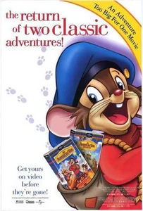 AN AMERICAN TAIL/AN AMERICAN TAIL:FIEVEL GOES WEST Movie POSTER 27x40 Dom - Bild 1 von 1