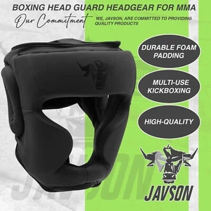 Boxing Head Guard Headgear for MMA Martial Arts Protective Training Gear-Javson - Bild 1 von 10